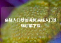 易经入门基础讲解,易经入门基础讲解下载