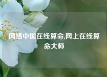 网络中国在线算命,网上在线算命大师