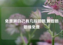 免费测自己有几段婚姻,算婚姻姻缘免费