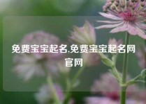 免费宝宝起名,免费宝宝起名网官网