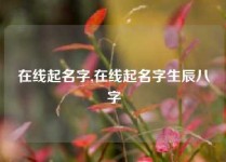 在线起名字,在线起名字生辰八字