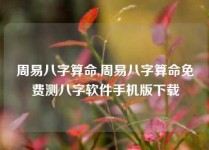 周易八字算命,周易八字算命免费测八字软件手机版下载