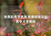 免费起名字男孩,免费给宝宝起名字大全男孩