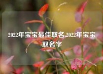 2022年宝宝最佳取名,2022年宝宝取名字