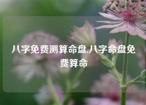 八字免费测算命盘,八字命盘免费算命