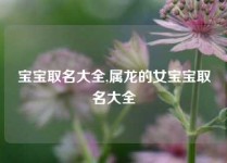 宝宝取名大全,属龙的女宝宝取名大全