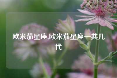 欧米茄星座,欧米茄星座一共几代